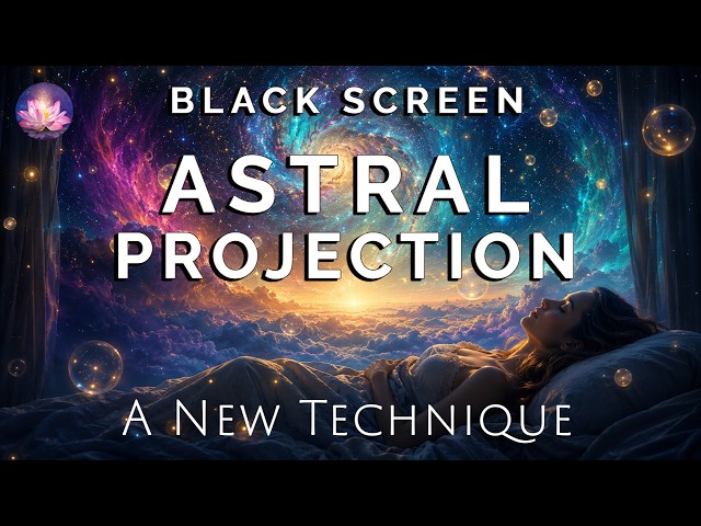 Astral Projection Sleep Hypnosis ✨ Leave Your Body Tonight | 432Hz Black Screen