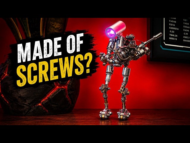This Robot Is Made Entirely From Screws(Mostarle Terminator M)