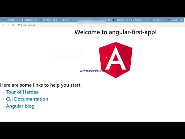 How to create Angular Admin Panel
