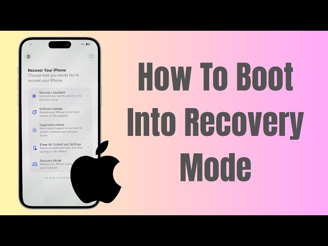 How To Boot Into Recovery Mode On iPhone Without Computer