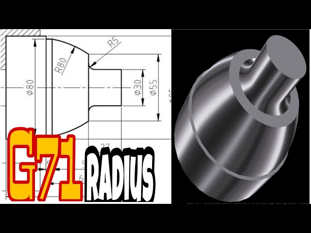 G71 साइकिल को use करके बनाए radius सीखें सिर्फ 10 मिनट में
