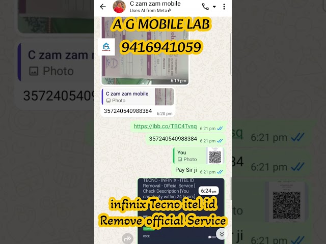 ​Infinix Note 50X ID Remove Done ✅ | Infinix itel & Tecno ID Unlock  #shorts #AGMobileLab