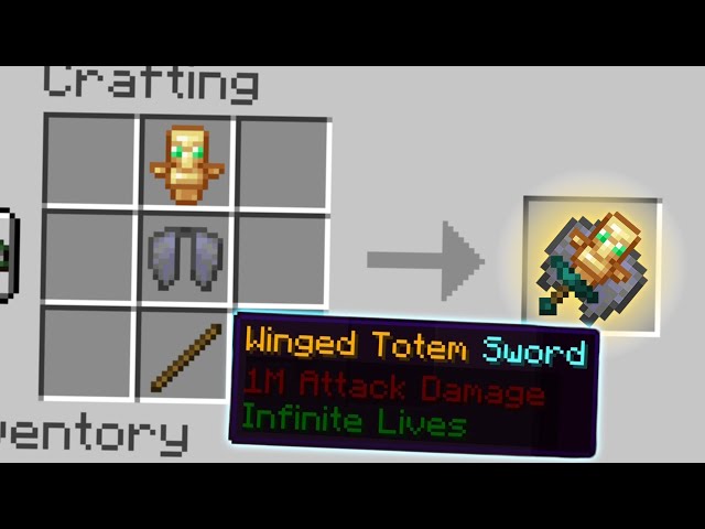 Minecraft but theres CUSTOM SWORD ABILITIES