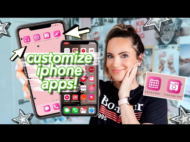 7 AESTHETIC Ways To Organize iPhone Apps! CHANGE APP COLORS!