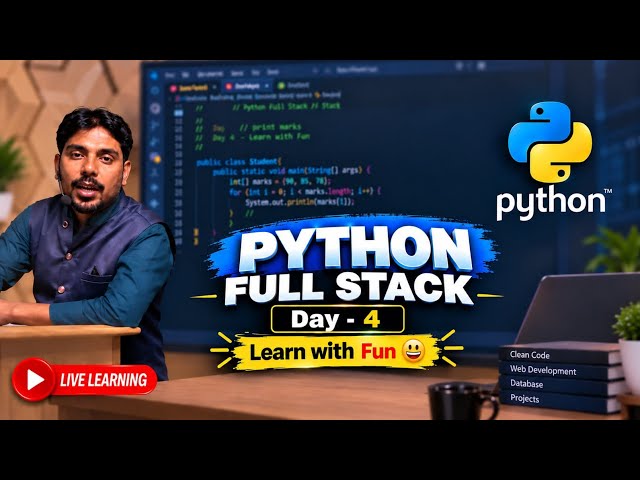 Python full Course | Day-4| Core Python | #python #pythonforbeginners #pythontutorial 