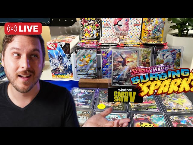 Surging Sparks Rips, Singles & GIVEAWAYS (WhatNot Card Show V)