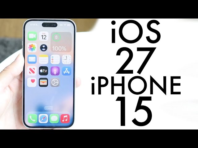 iOS 27 OFFICIAL On iPhone 15! (Review)