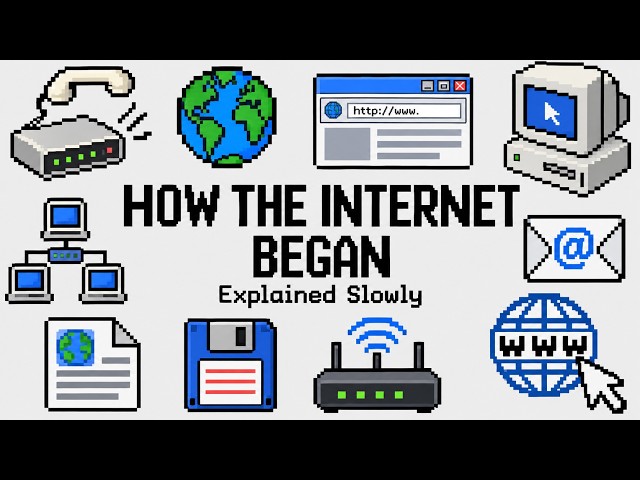 The Entire History Of The Internet From Beginning To Now Explained Slowly (For Sleep)
