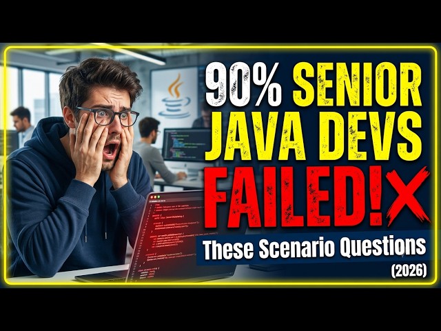90% of Senior Java Devs FAILED These Scenario Questions (2026)