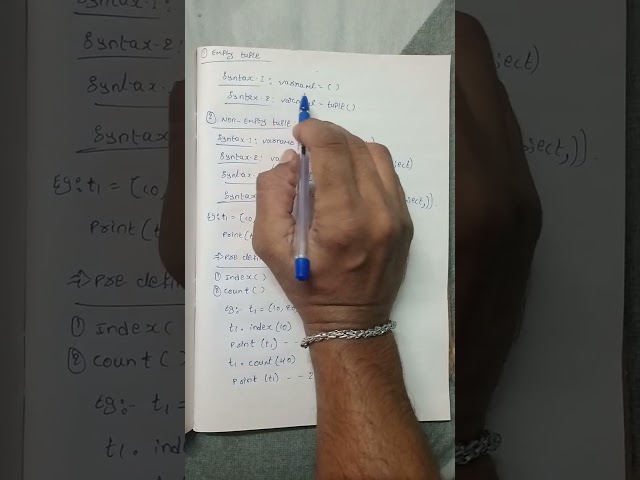 Tuple in python DAY-20
