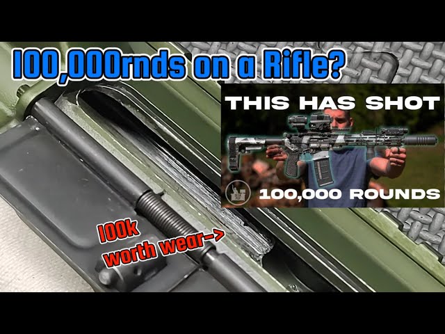 100,000rnds on an AR15? @DeskPop  's Hard Use Carbine. 