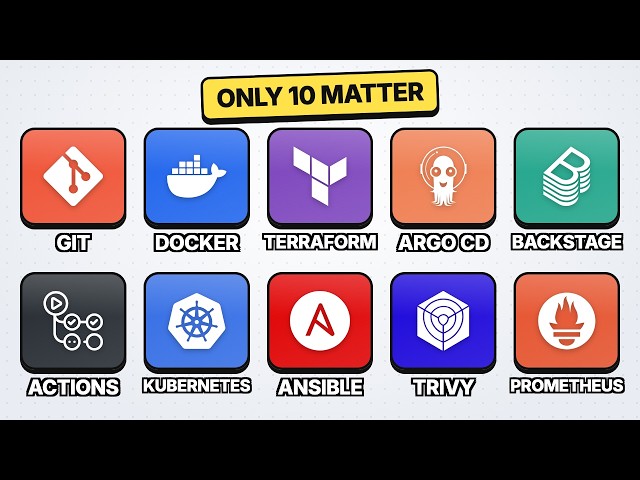 Every DevOps Tool Explained (And the Only 10 You Need in 2026)