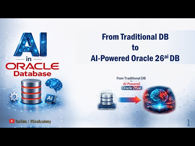 Oracle AI Series #1: Oracle Database Evolution: From 11g to 26ai | The Rise of AI in Oracle