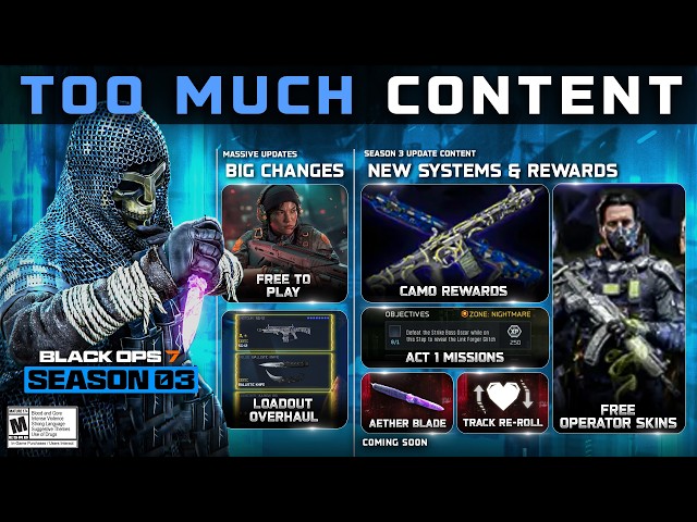 NEW Black Ops 7 Endgame Update Adds EVERYTHING... (Animated Rewards, Skill Reroll & More Loadouts)