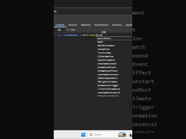 JavaScript Random Number Generator 🎲🔥 | Easy Coding #shorts