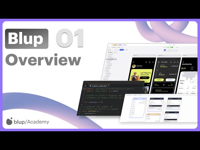 Blup Academy #1 | Build Flutter Apps with ease | Blup Editor