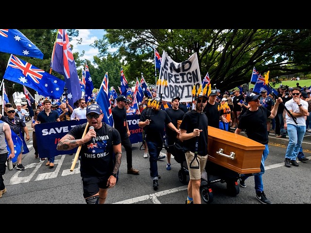 Shut The Gate! | Inside Brisbane's Largest Anti-Mass Migration Rally (Australia)