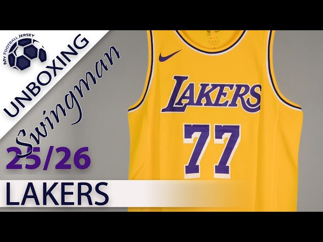 Los Angeles Lakers Icon Edition Jersey 25/26 Doncic (KITKK) Swingman Version Unboxing Review