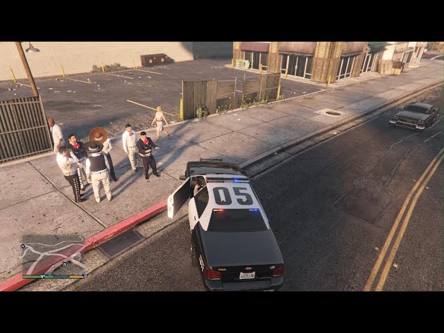 Grand Theft Auto V as highway patrol