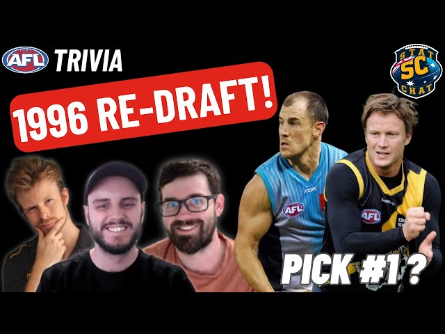 The GAZ-man Made a SHOCK Pick at #1 in Our 1996 AFL Re-Draft! (AFL Trivia)