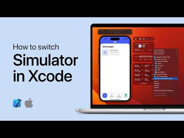 How To Open & Switch Simulator Device in Xcode - Tutorial