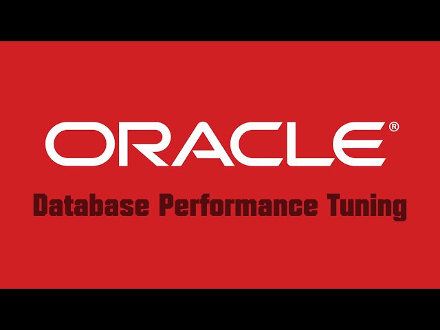 Oracle Database Performance Tuning