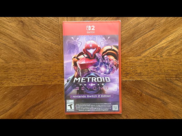 Metroid Prime Beyond Nintendo Switch 2 Unboxing 