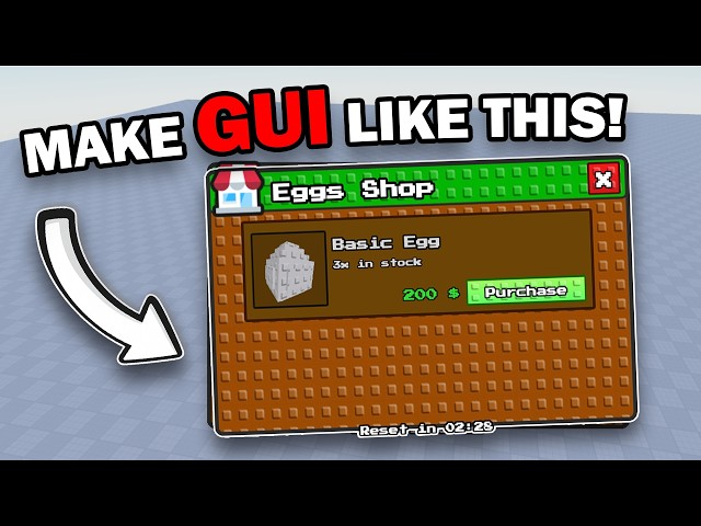How to Create a Shop GUI in Roblox Studio