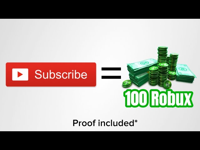 GIVING AWAY 100 ROBUX TO 3 SUBSCRIBERS AT 100 SUBS! (Proof Included) 🎁