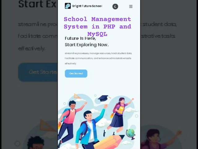 Complete School Management System in PHP & MySQL | Admin Dashboard + Database