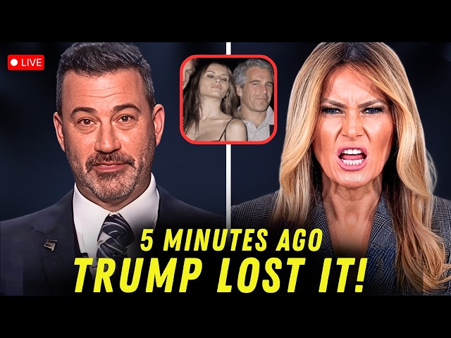 Melania FUMING After Jimmy Kimmel BREAKS APART Trump's Epstein Secret On LIVE TV!