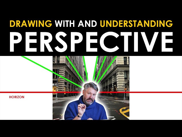 How to DRAW in PERSPECTIVE - Theory and Sketching Examples