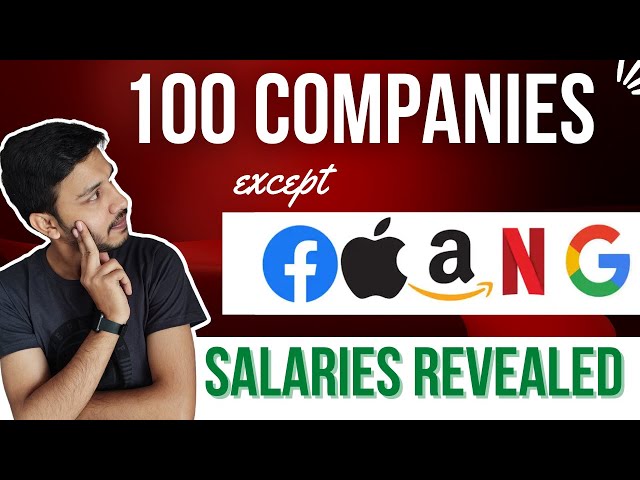 100 Product Companies Except FAANG that pay Good 💲💲  Software Engineer Salaries Revealed | Part 1