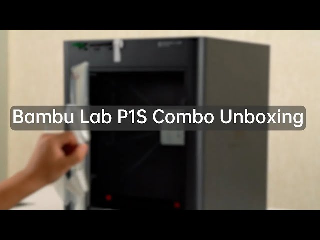 Bambu Lab P1S Combo Official Unboxing