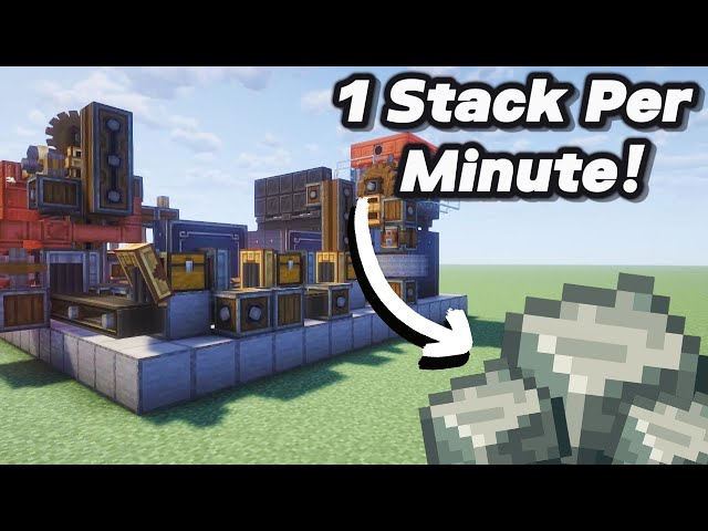 This Andesite Alloy Farm is TOO Fast! | Create Mod Tutorial