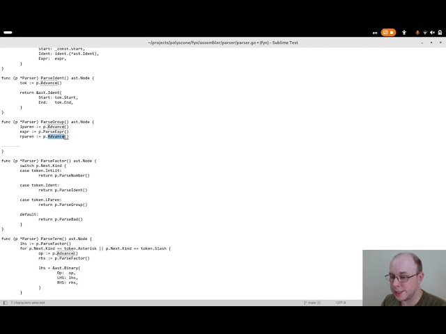 Recursive Descent Expression Parsing | Assembler