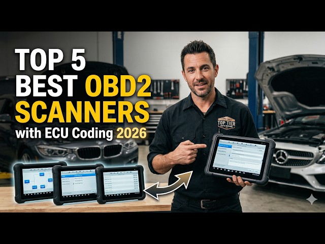 Top 5 Best OBD2 Scanners with ECU Coding 2026 🔥 Full System Diagnostics & Pro Tools