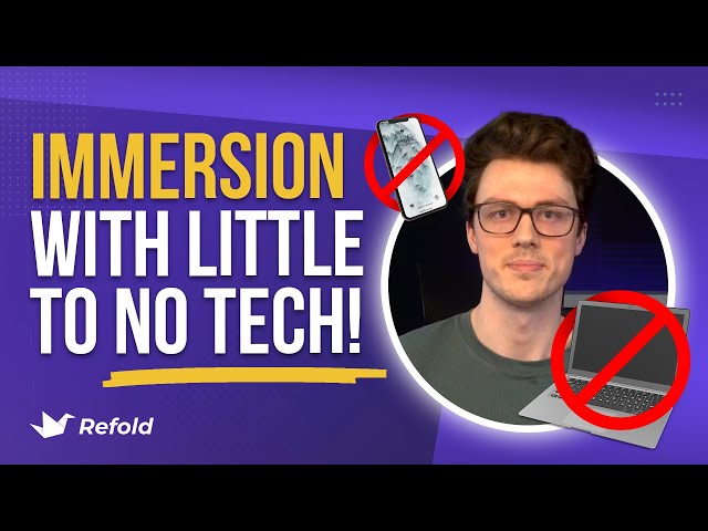 Low-tech language learning made EASY || Refold Tutorials