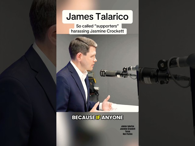 #JamesTalarico ‘s response to his “supporters” harassing Congresswoman Jasmine Crockett