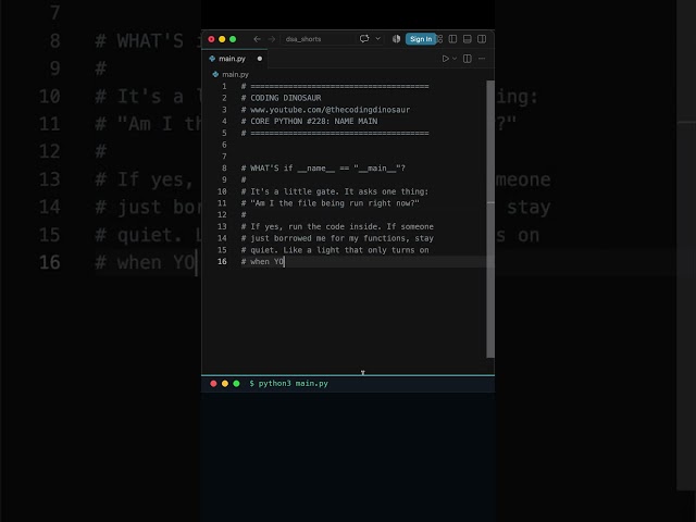 The most copied Python line that nobody explains (if __name__)