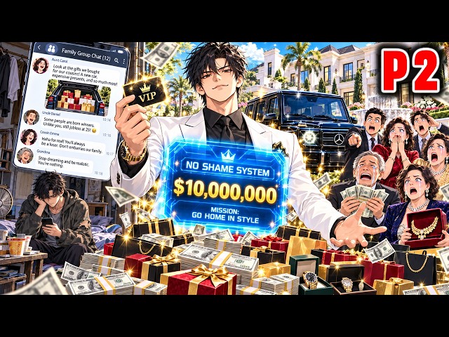 P2: Poor Boy Mocked by Relatives at New Year Gets Tycoon System, $10M, Rises to World's Richest!