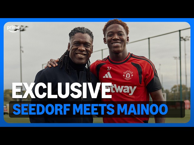 EXCLUSIVE: Milan, Manchester United & midfield inspirations | Clarence Seedorf meets Kobbie Mainoo 🔴