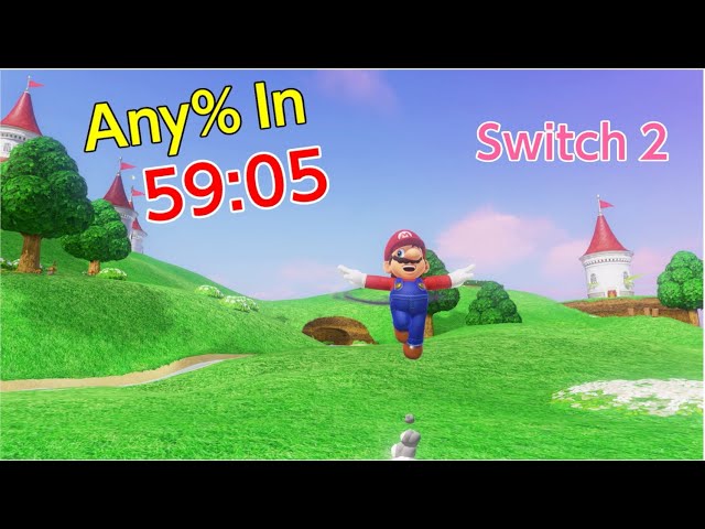 Super Mario Odyssey Any% in 59:05.333