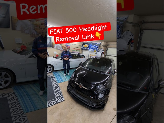 Link👉FIAT 500 Headlight Remove 👉 #fiat #fiat500 #fiatabarth #easy #help #fix #mechanic #headlights