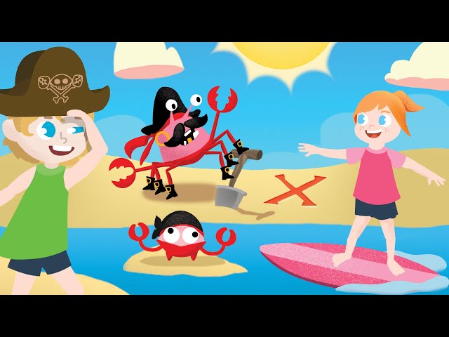 TREASURE HIDE N SEEK THE MOVIE!! Pirate Niko & his beach friends find Hidden Gold and Adley #shorts
