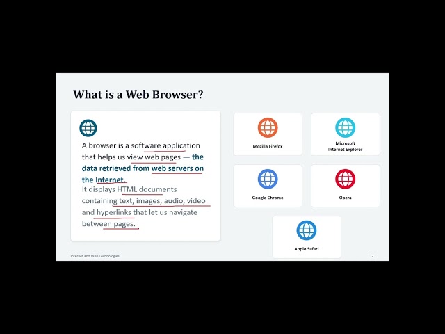 What is a Web Browser? | How Web Browser Works #computernetworks #informaticspractices #class12ip