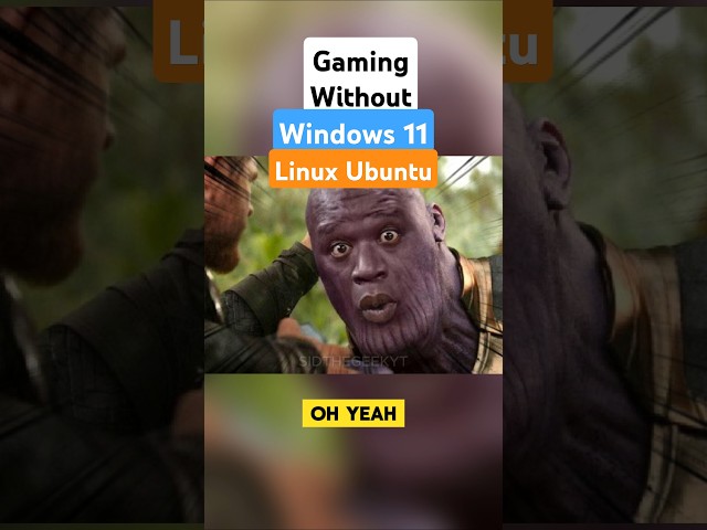 Gaming without Windows 11 on Linux Ubuntu #short #gaming #linuxgaming #foryou