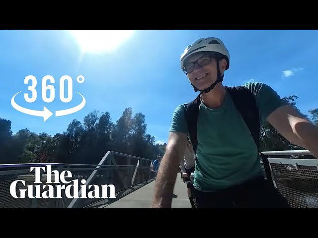 Ride Sydney's new GreenWay trail on its grand opening in this immersive 360 capture
