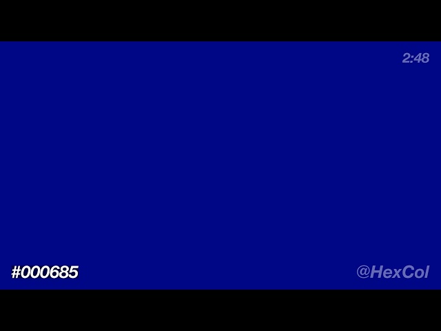 What does #000685 - Vivid Frosty Lavender Obsidian look like? | Color Code Preview