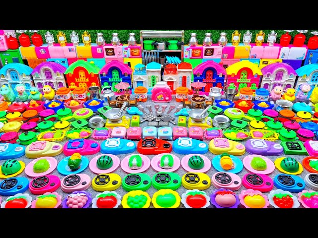 7:56 Mini Kitchen Set Collection for Kids Playing | Unboxing Kids Food Super Kitchen Toys Disney Set